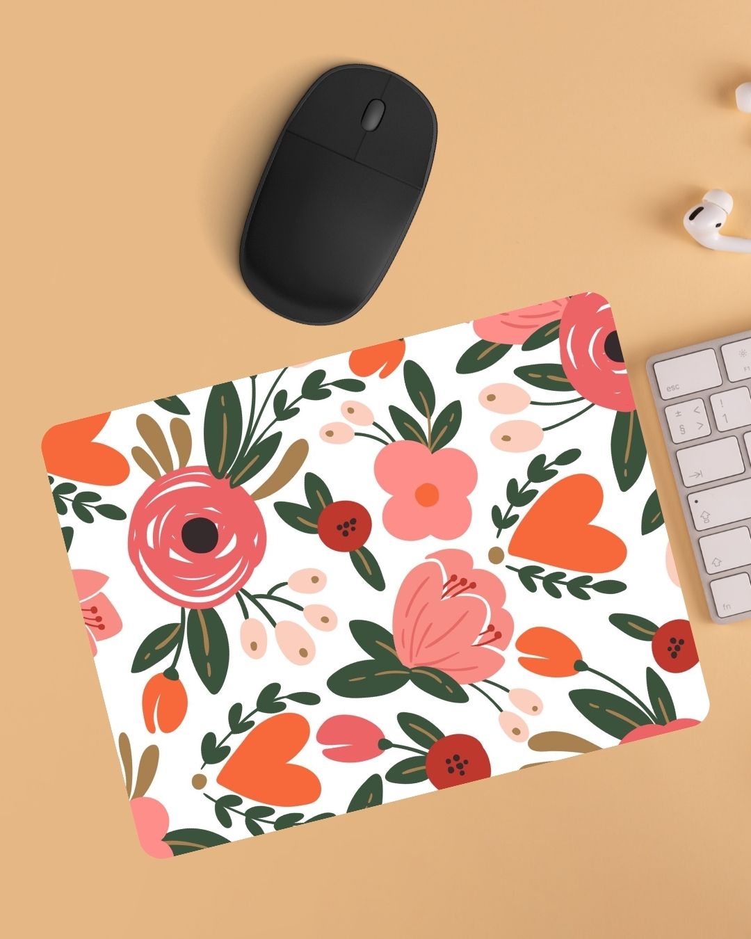 Floral Designed Mousepad FX4