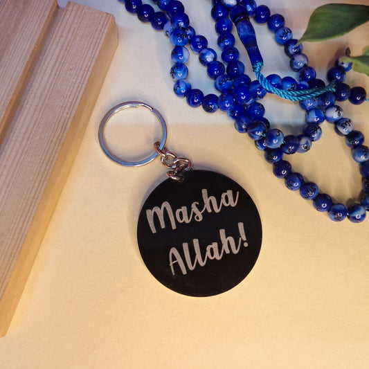 Engraved Keychain |2| Masha Allah - Zayoons Creativez