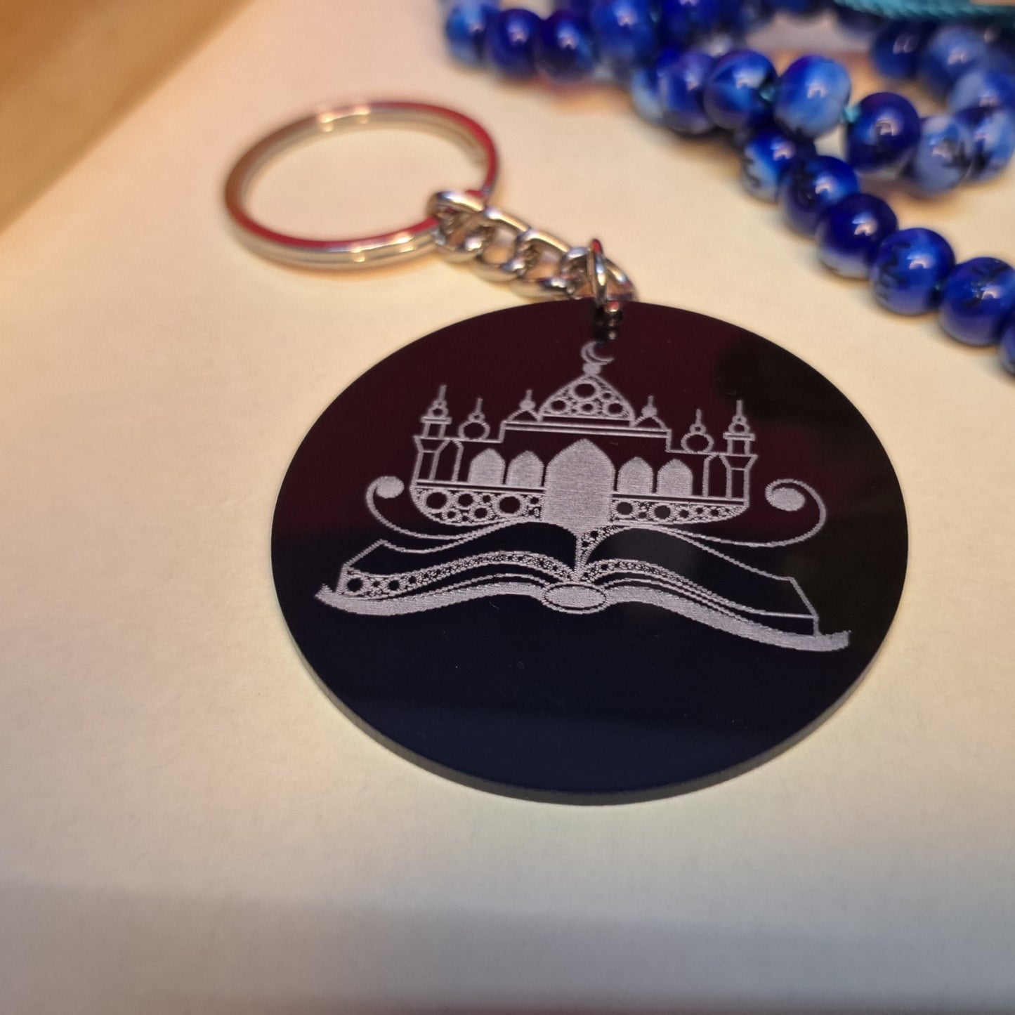 Engraved Keychain |10| Mosque - Zayoons Creativez