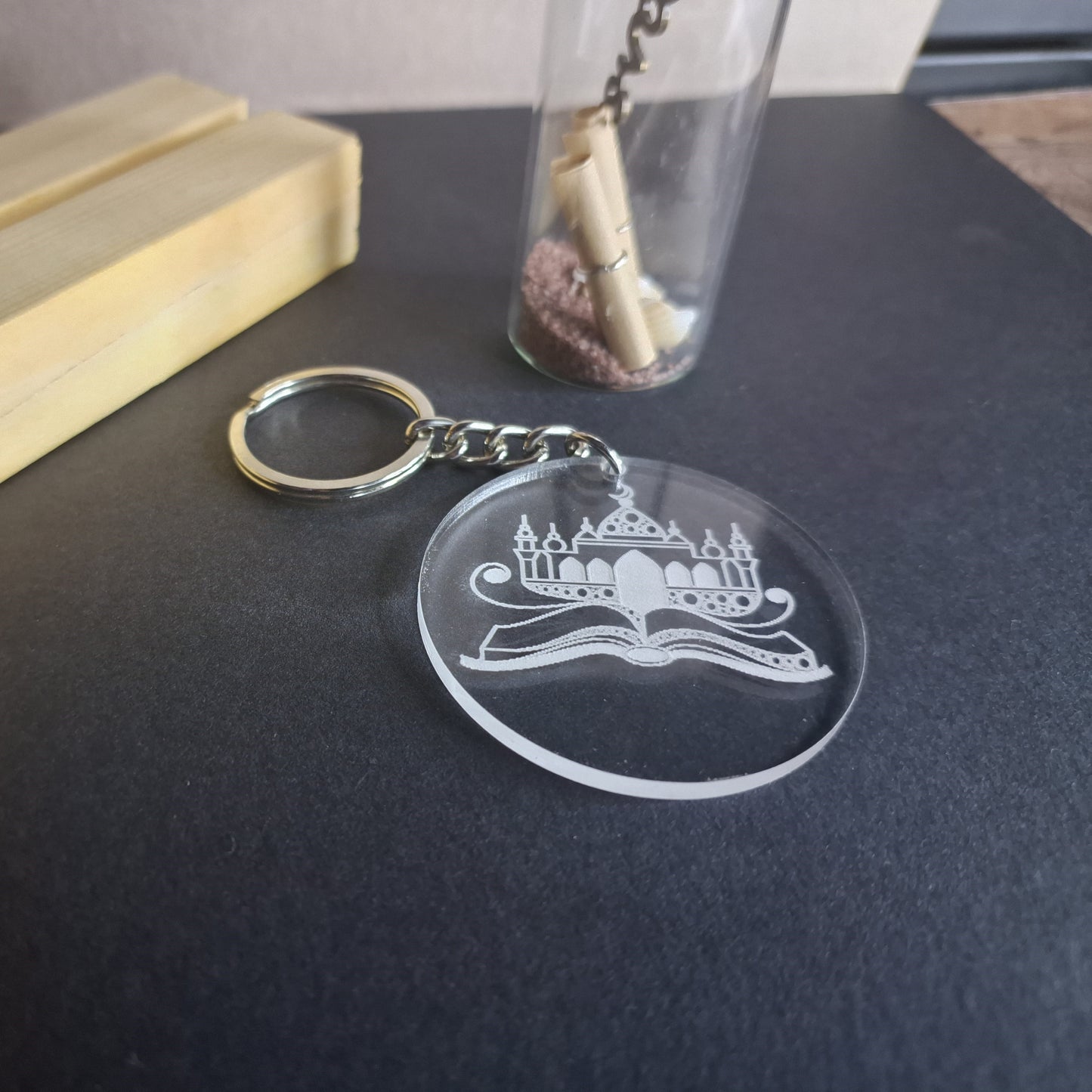 Engraved Keychain |10| Mosque - Zayoons Creativez