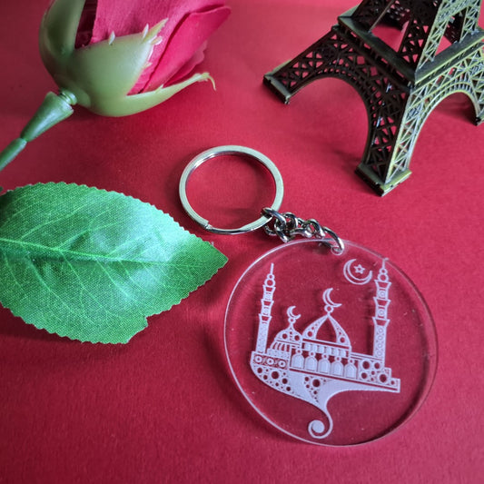 Engraved Keychain |4| Mosque - Zayoons Creativez
