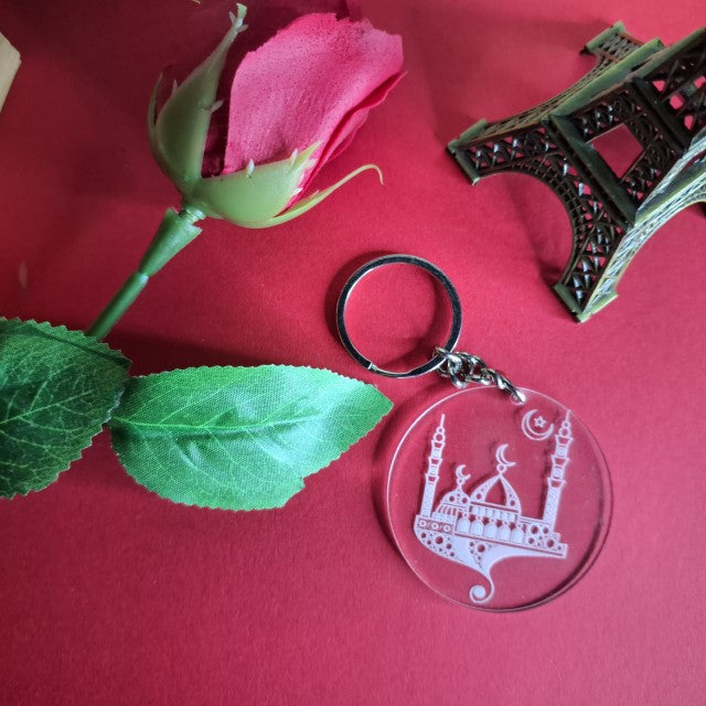 Engraved Keychain |4| Mosque - Zayoons Creativez