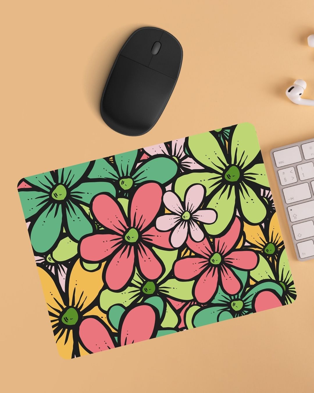 Floral Designed Mousepad FX14