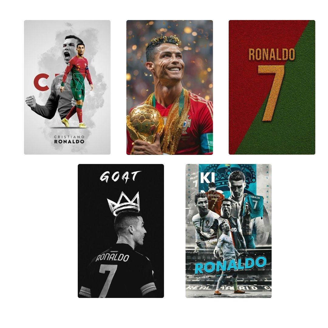 Cristiano Ronaldo Sticker (Pack of 10)
