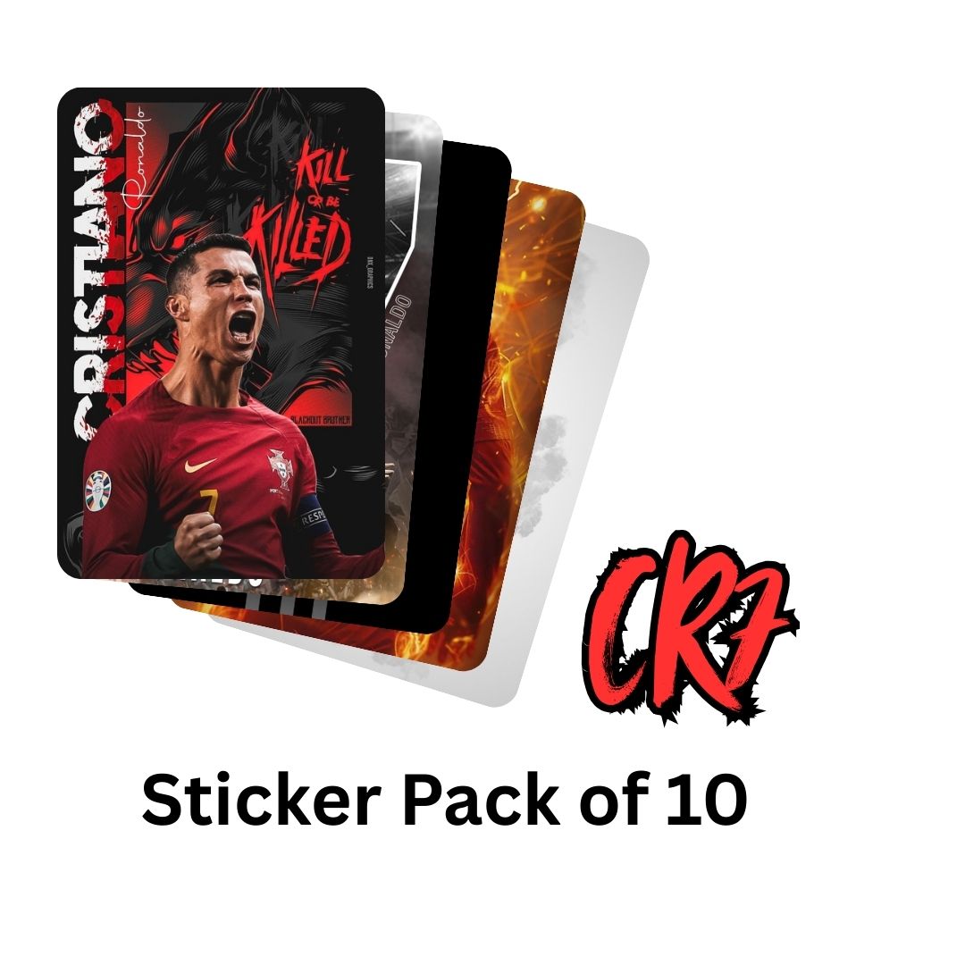 Cristiano Ronaldo Sticker (Pack of 10)