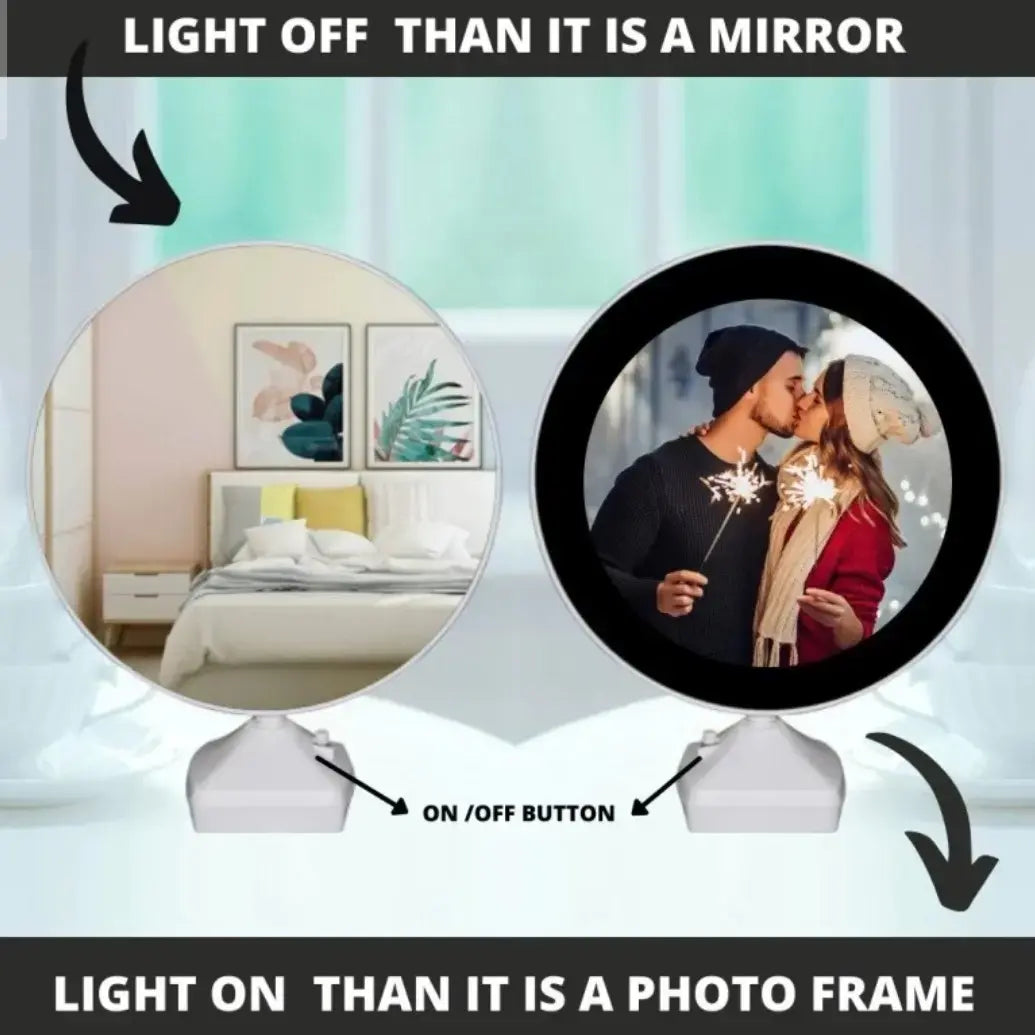 magic mirror (mirror & Led Photo Frame)