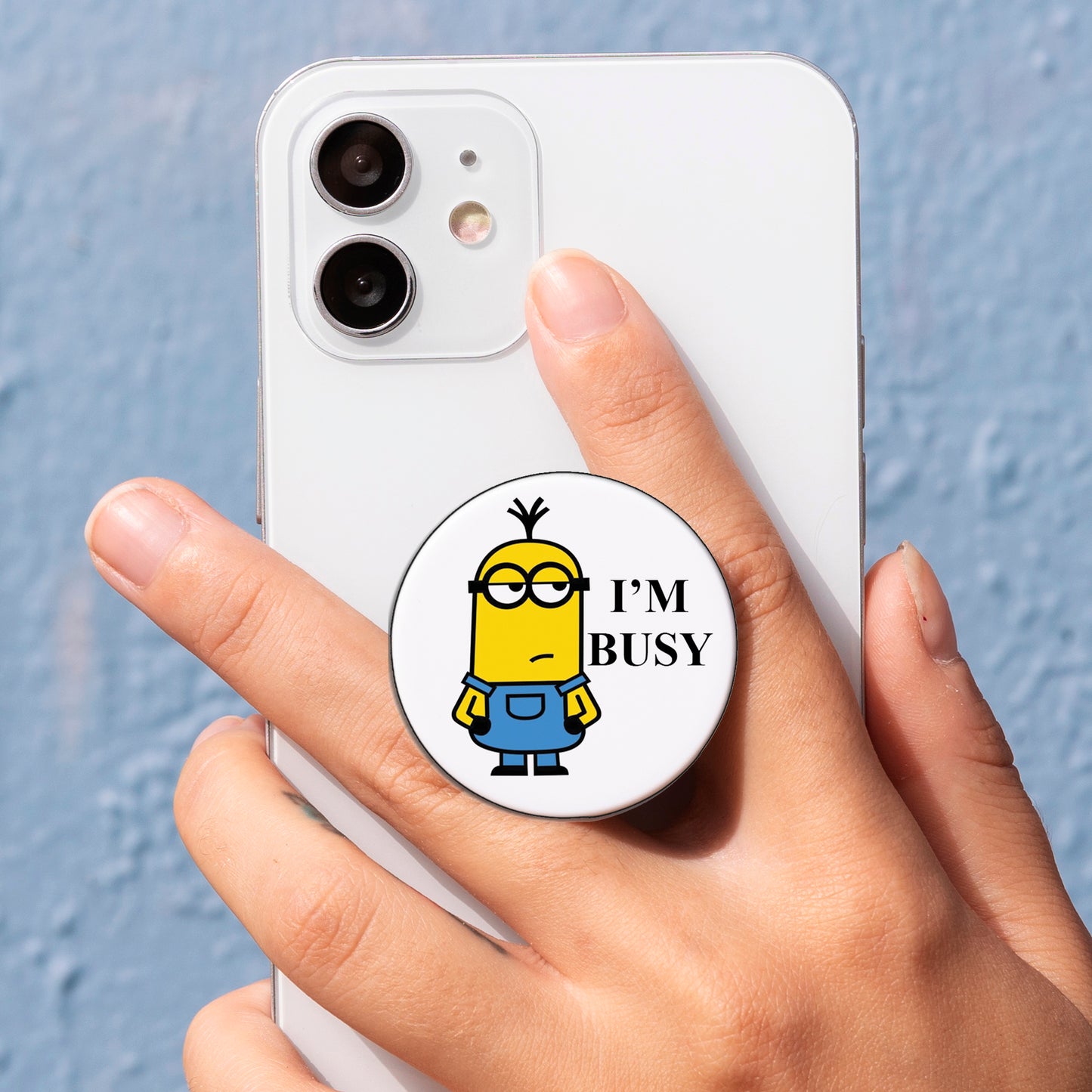 Metal Mobile Pop Socket - I Am Busy