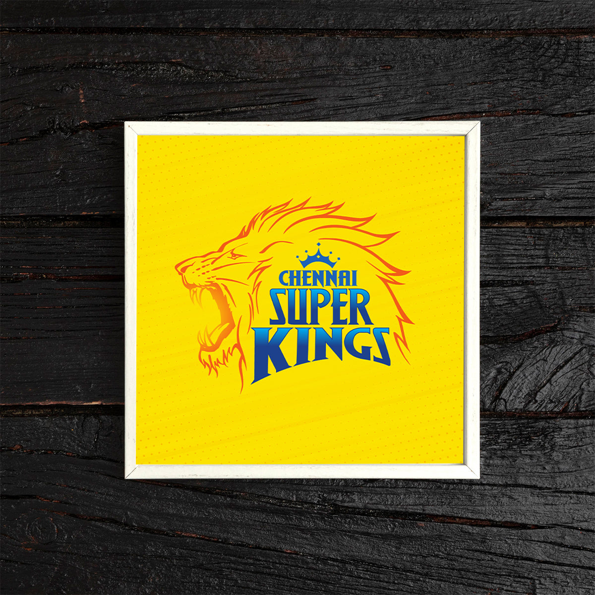 Chennai super kings Square Sports Poster Frame