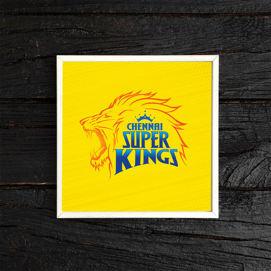Chennai super kings Square Sports Poster Frame