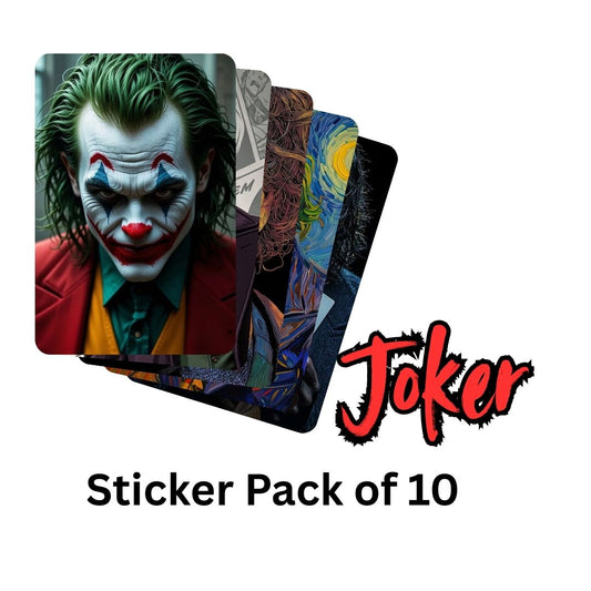 Joker Stickers (Pack of 10)