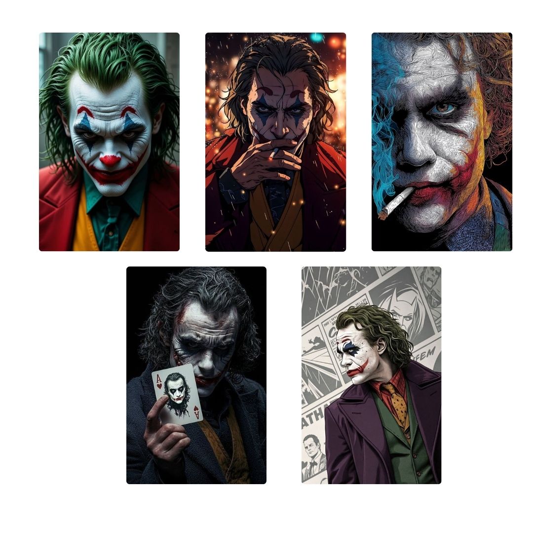 Joker Stickers (Pack of 10)