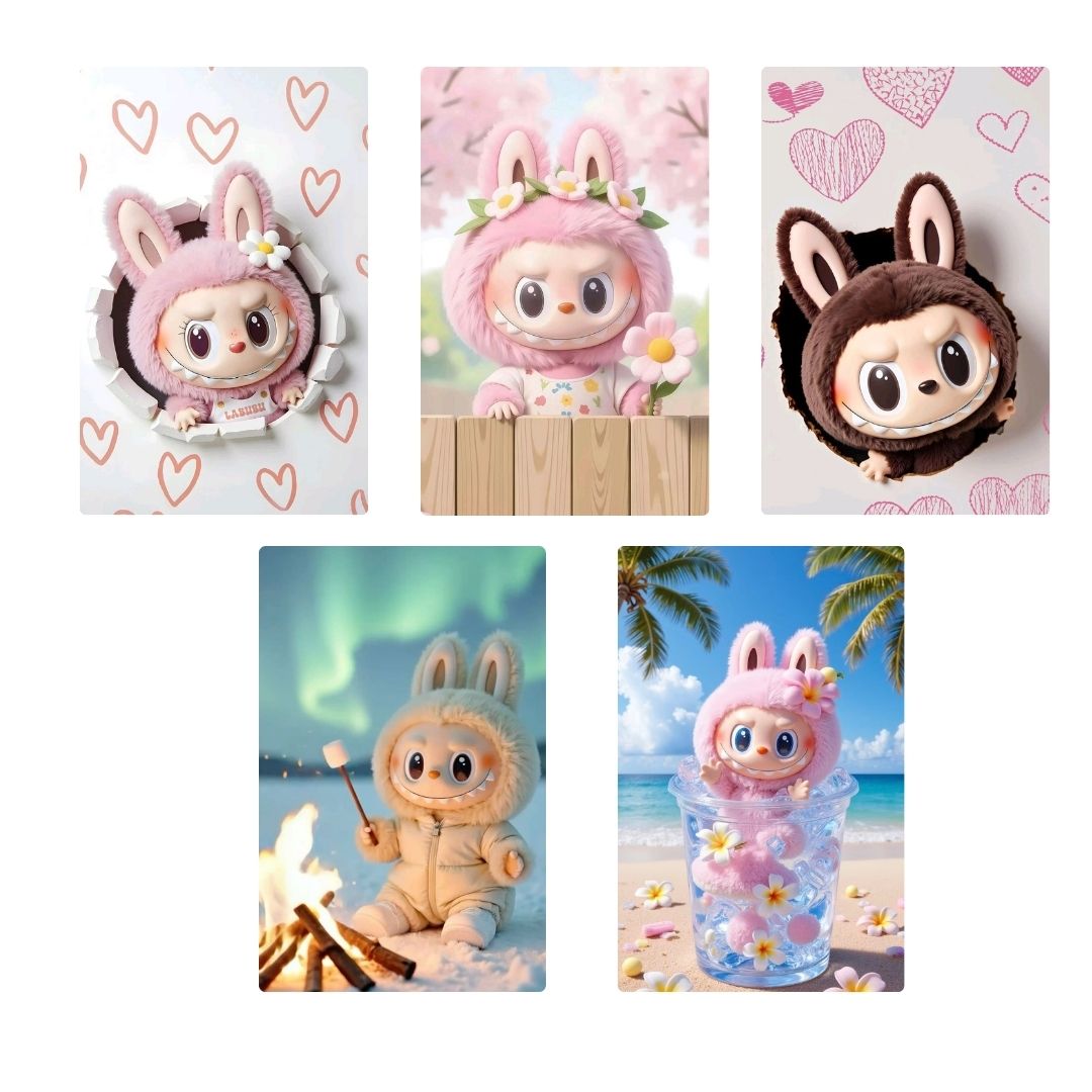 Labubu Stickers (Pack of 10)