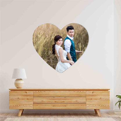 Acrylic Frameless Wall Frame Heart - Zayoons Creativez 