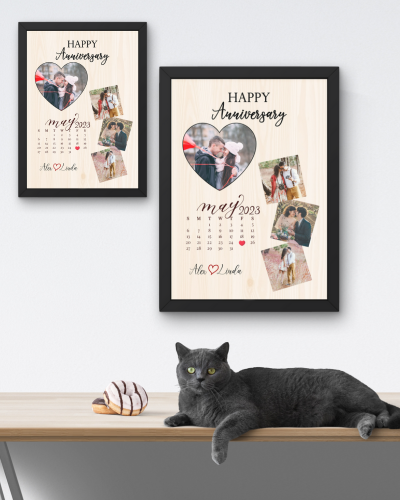 Anniversary Calendar Frame - Zayoons Creativez 