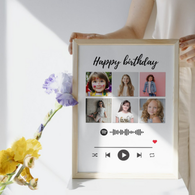 Birthday Spotify Frame - Zayoons Creativez 