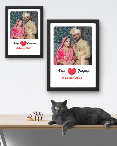 Couples Name Frame - Zayoons Creativez 