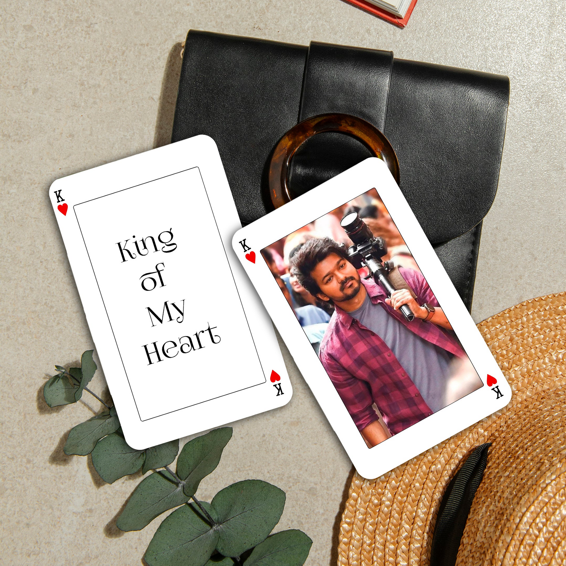 King Of My Heart - Photo Wallet Card - Zayoons Creativez 