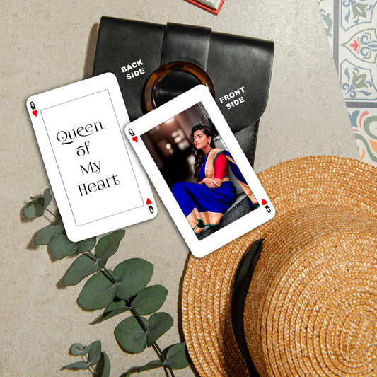 Queen Of My Heart - Photo Wallet Card - Zayoons Creativez 