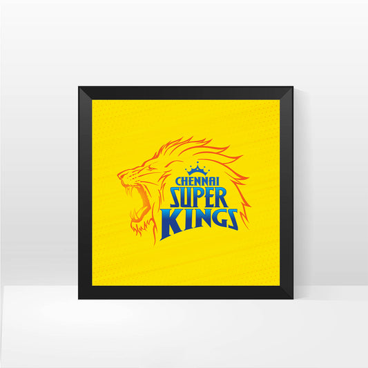 Chennai super kings Square Sports Poster Frame